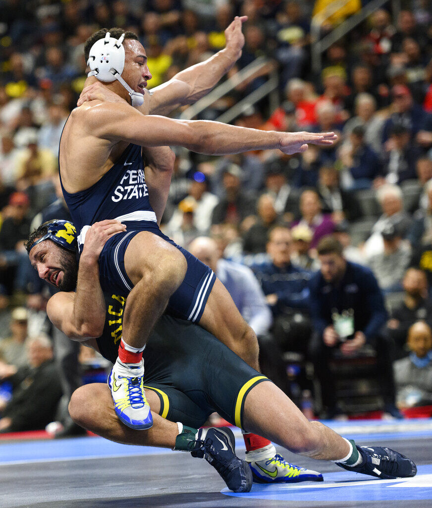 NCAA Championships Wrestling Aaron Brooks